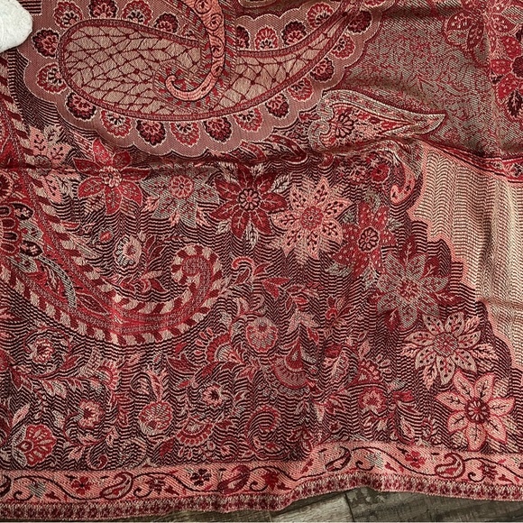 Silk Scarf Large Decor/Fashion Pashmina - Picture 5 of 12